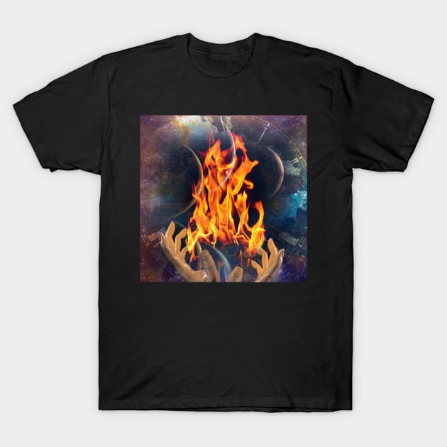 Fire keeper T-Shirt by rolffimages